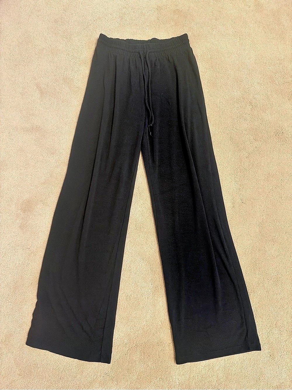 Wilfred Free Lounge Pant Wide Leg Pants in Black